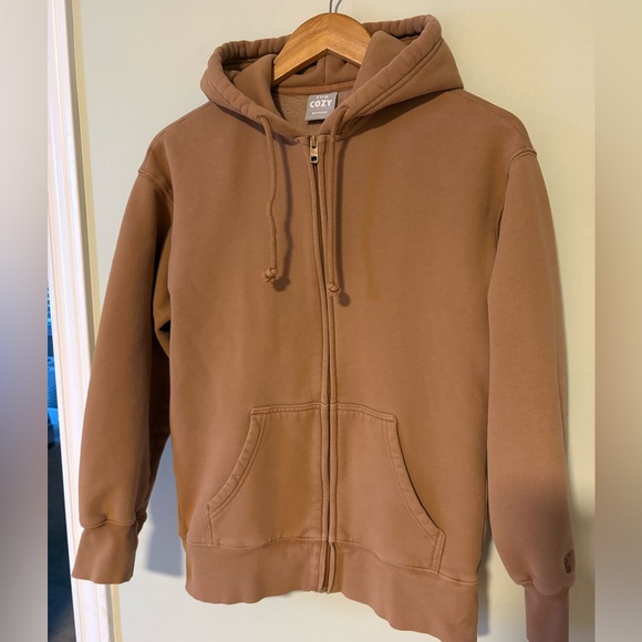 Aritzia TNA Cozy Fleece Boyfriend Fit Sweatshirt Hoodie XS - Picture 2 of 6